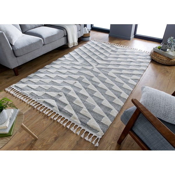 Covor Flair Rugs Hampton, 120 x 170 cm, gri - crem-image-4