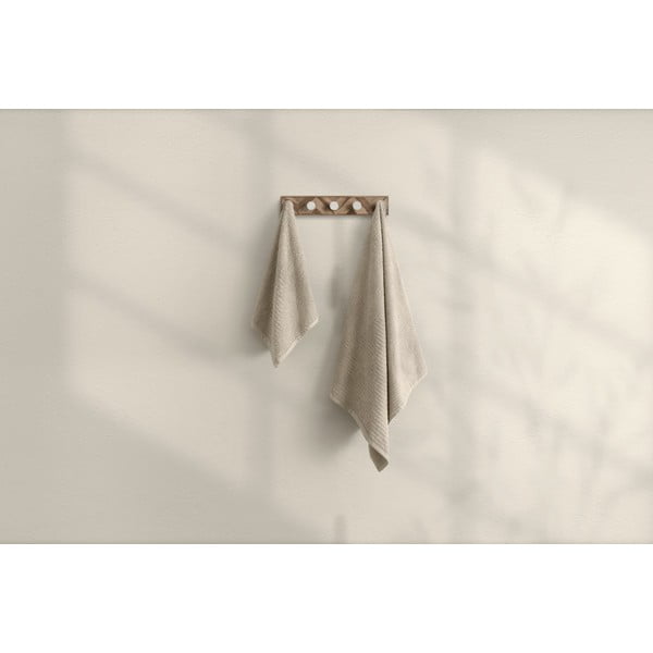 Prosoape de baie bej 2 buc. din bumbac - Foutastic-image-3