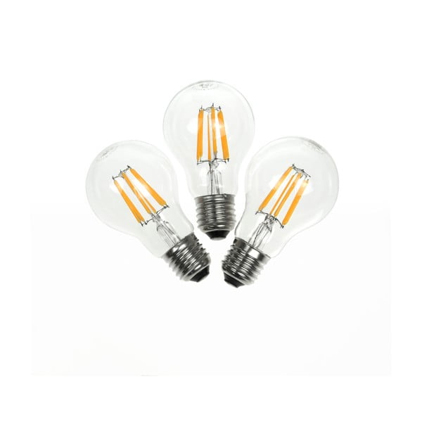 Set 3 becuri LED Bulb Attack PIONEER Linear, 5,5 W
