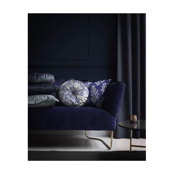 Pernă decorativă rotundă Velvet Atelier Sea, ⌀ 45 cm-image-1