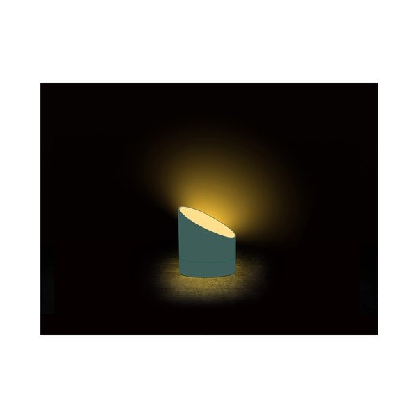 Ceas deșteptător cu LED Gingko Edge, verde-image-2