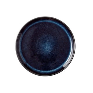 Farfurie din gresie Bitz Mensa, ø 17 cm, albastru închis
