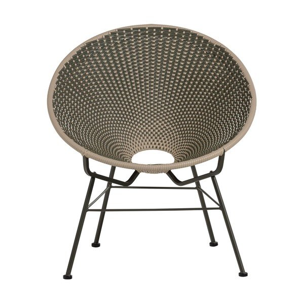 Fotoliu de grădină verde din ratan artificial Kazoun – WOOOD-image-4