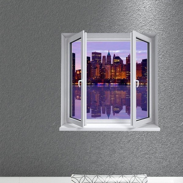 Autocolant Ambiance Beach Lower Manhattan-image-1