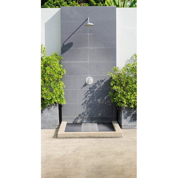 Covoraș de baie bej din plastic 55x55 cm – Wenko-image-2