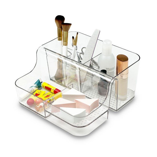 Organizator de baie pentru cosmetice din plastic – Addis