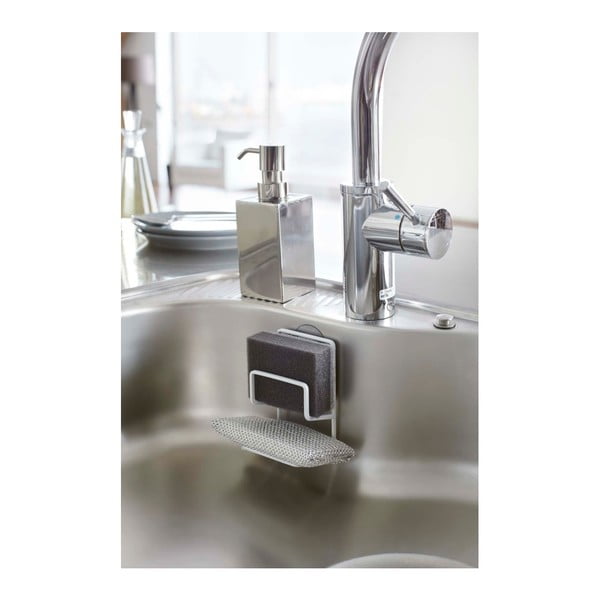 Suport bureți YAMAZAKI Tower, alb-image-1