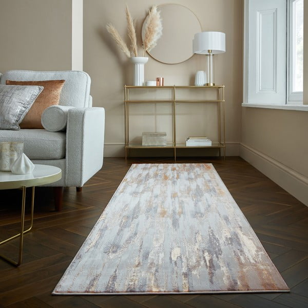 Covor tip traversă bej 80x300 cm Gleam – Flair Rugs-image-1