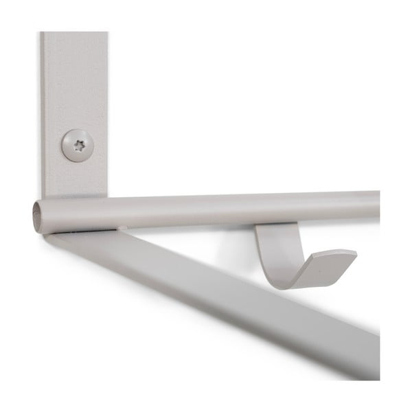 Cuier de perete taupe cu raft din metal 100 cm Rex – Spinder Design-image-3