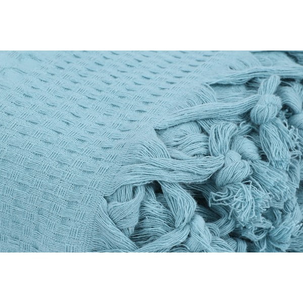 Cuvertură din bumbac Mijolnir, 220 x 240 cm, albastru-image-1