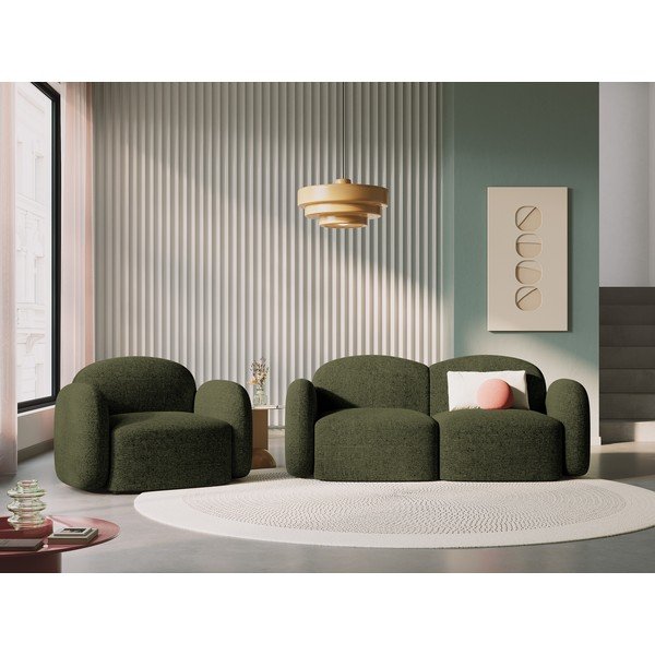 Canapea verde 194 cm Blair – Micadoni Home-image-1