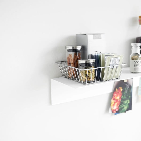 Raft alb din metal 50 cm – YAMAZAKI-image-3