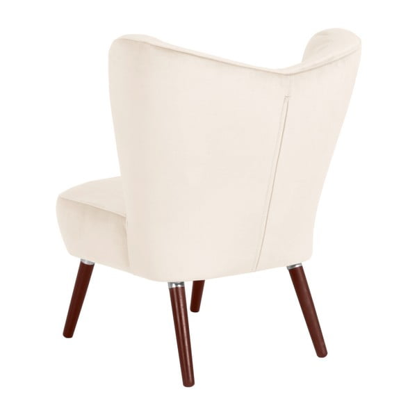 Fotoliu Max Winzer Sari Velvet, crem-image-2