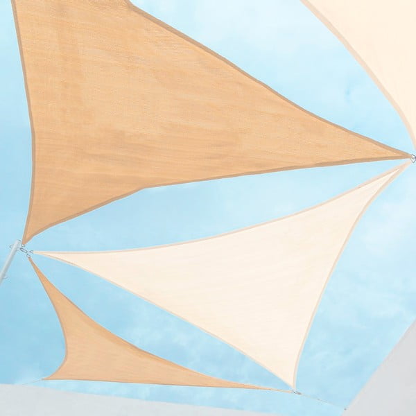 Copertină parasolar bej 500x500 cm – LDK Garden