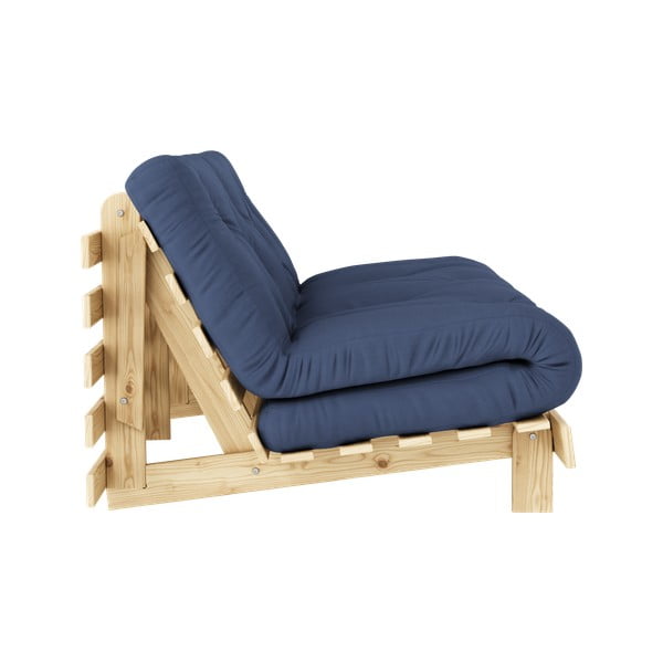 Canapea albastră extensibilă 160 cm Roots - Karup Design-image-4