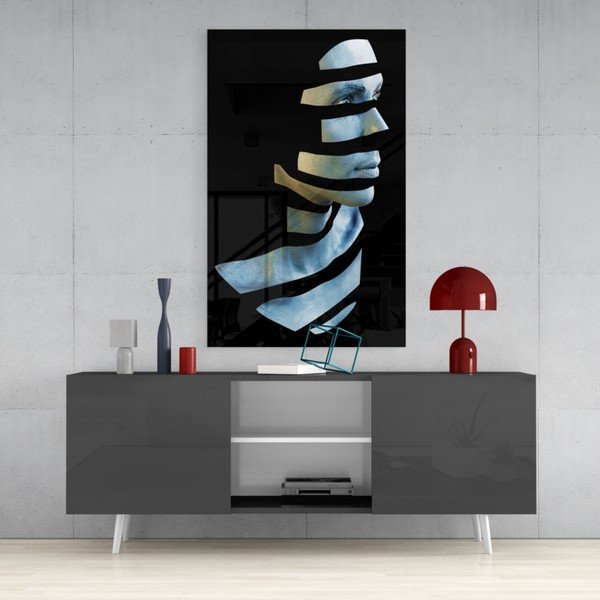 Tablou din sticlă Insigne Fragmented II.-image-1