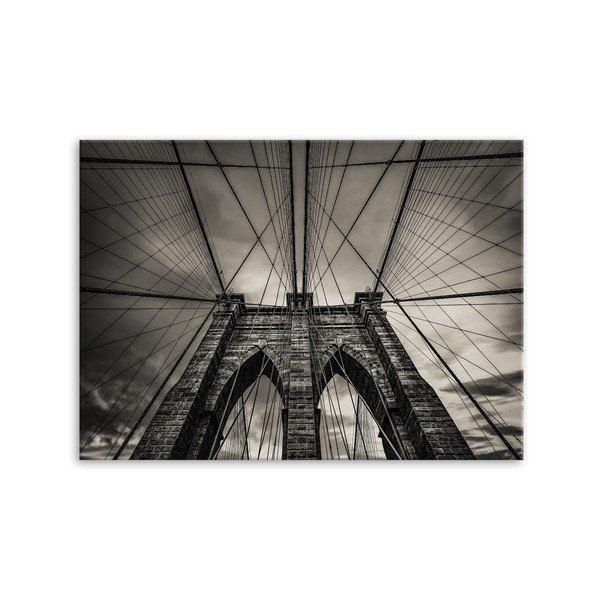 Tablou Styler Canvas Silver Brooklyn, 85 x 113 cm