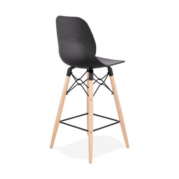 Scaun de bar Kokoon Marcel Mini, înălțime 68 cm, negru-image-3