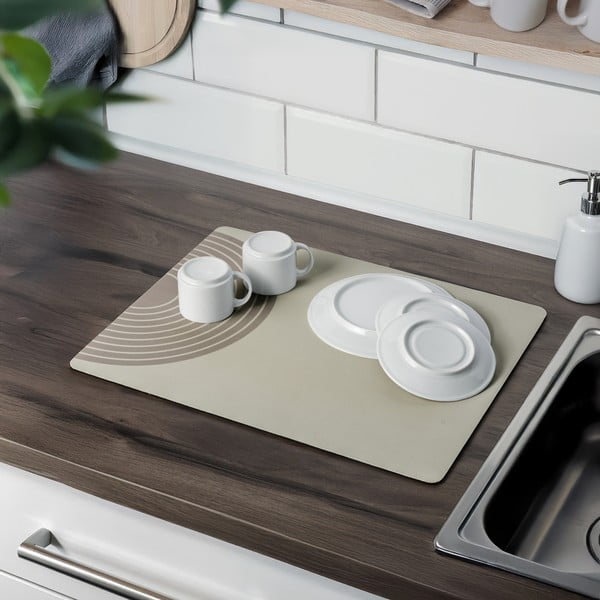 Scurgător de vase bej din cauciuc 50x40 cm Dima – Wenko-image-2