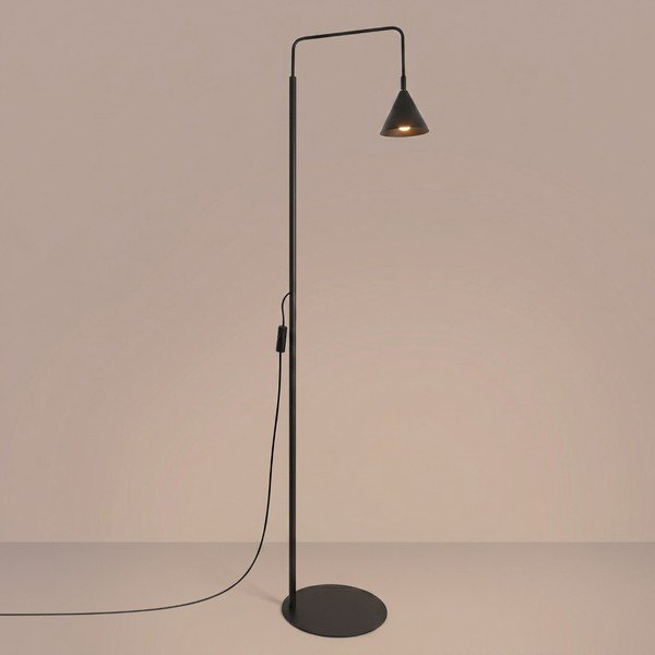 Lampadar negru cu structură flexibilă din oțel (înălțime 165 cm) Zylo – Sollux-image-3