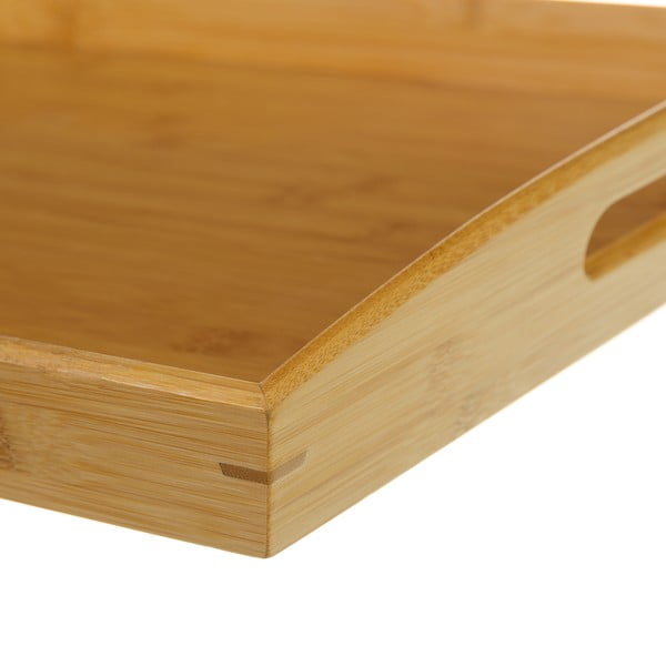 Tavă din lemn din bambus Casa Selección,  58 x 38 cm-image-1