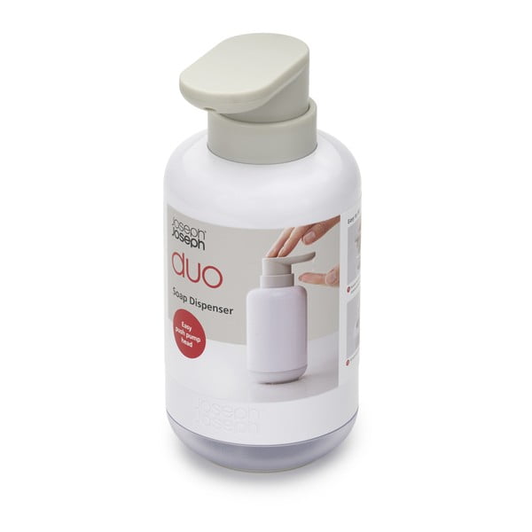 Dozator de săpun lichid alb din plastic 300 ml Duo – Joseph Joseph-image-2