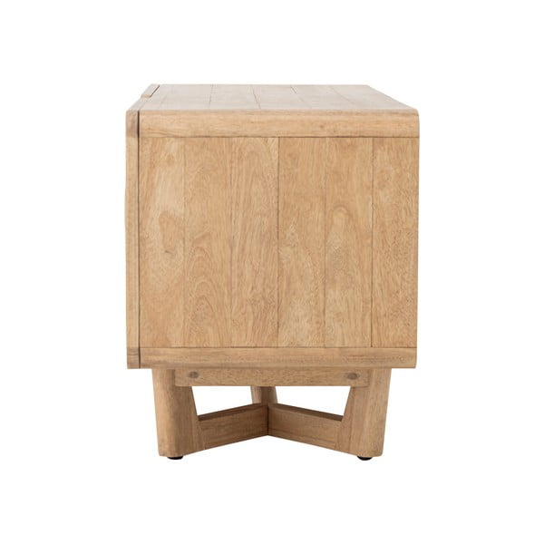 Comodă în culoare naturală din lemn de arbore de cauciuc 120x55x45 cm Serrone – Bloomingville-image-4
