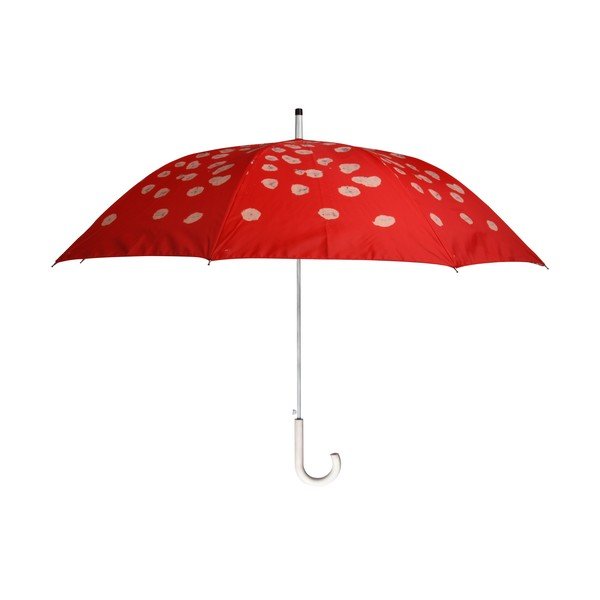 Umbrelă Esschert Design Toadstool, roșu