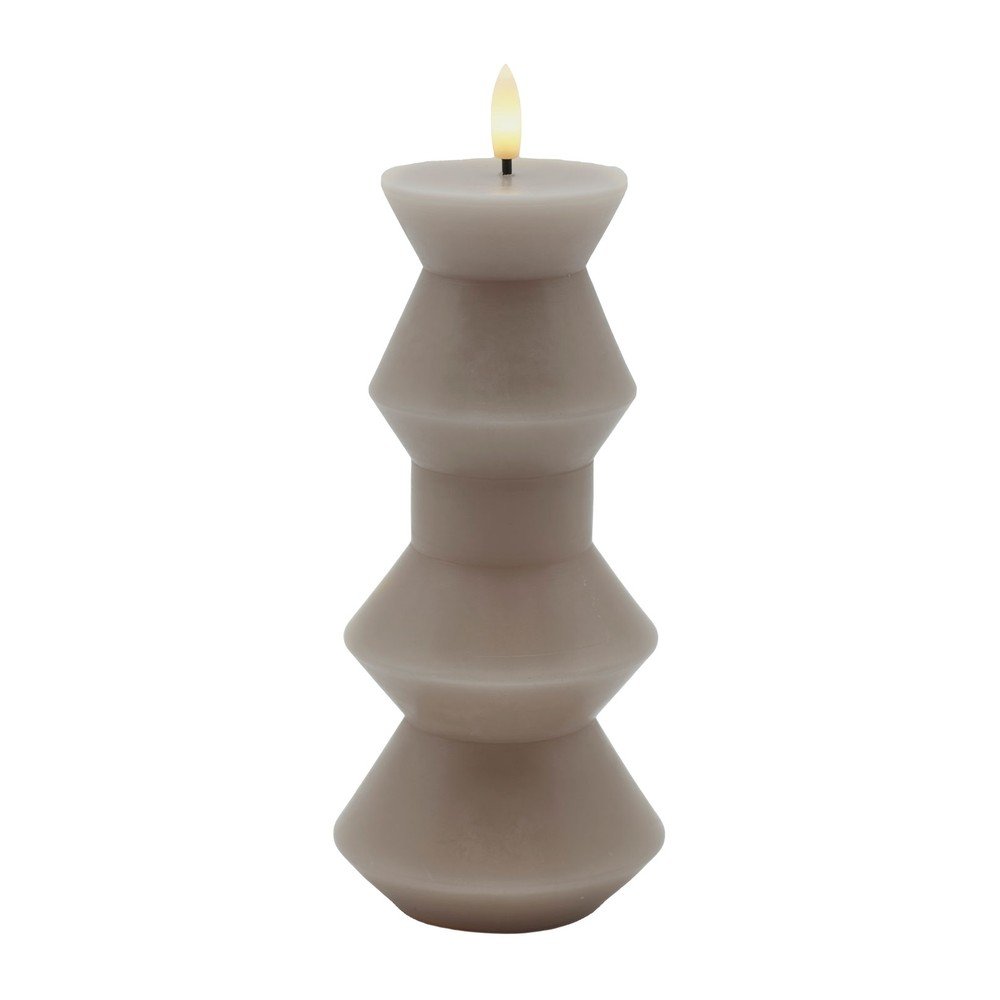 Lumânare LED cu baterii (înălțime 20 cm) Sille Geometry – Sirius