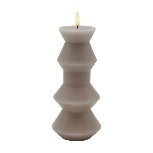 Lumânare LED cu baterii (înălțime 20 cm) Sille Geometry – Sirius