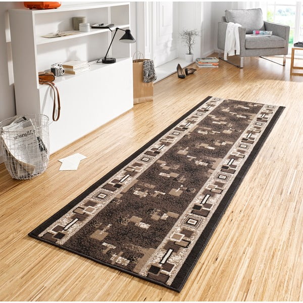 Covor maro de tip traversă 80x200 cm Cube – Hanse Home-image-1