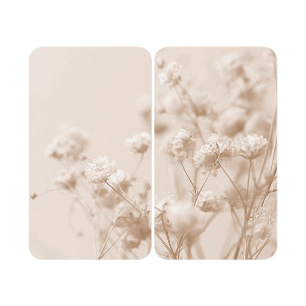 Protecție de aragaz din sticlă temperată 52x30 cm Dried Flower – Wenko