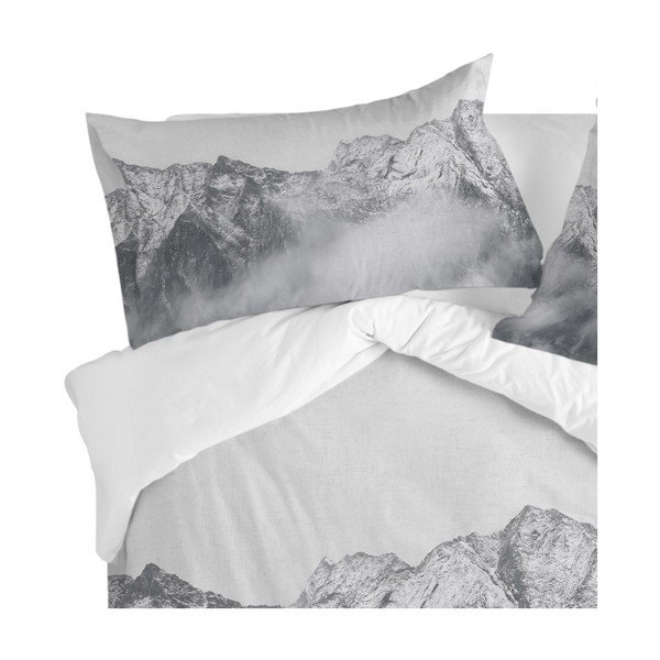 Set 2 fețe de pernă din bumbac Blanc Alaska, 50 x 75 cm-image-2