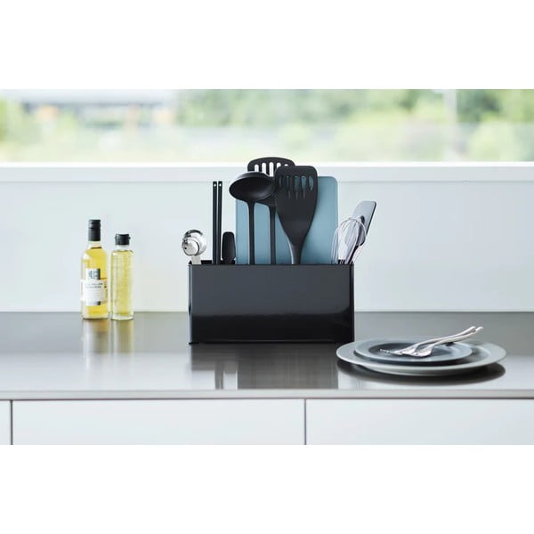 Suport pentru ustensile de bucătărie  din metal Tower – YAMAZAKI-image-2
