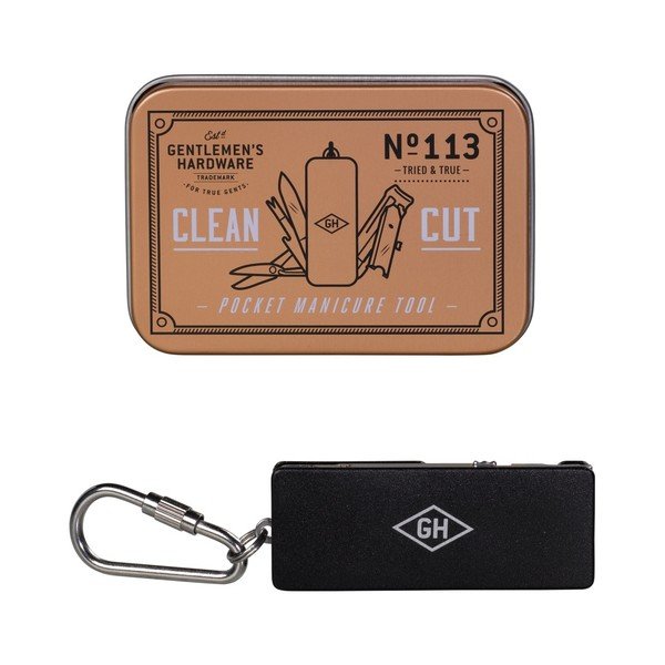 Set manichiură cu carabină Gentlemen's Hardware, negru-image-3