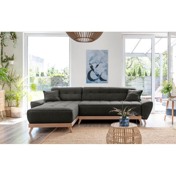 Colțar variabil extensibil Miuform Dazzling Daisy, gri închis-image-1