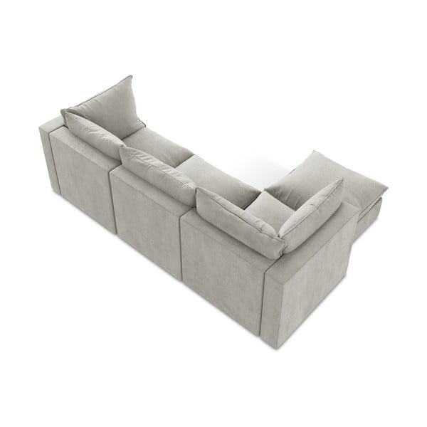 Colțar gri deschis (cu colț pe partea stângă/cu șezlong) Manao – Makamii-image-3