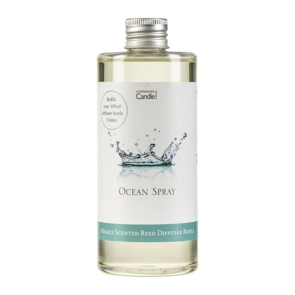 Rezervă difuzor parfum Copenhagen Candles Ocean Spray Silver, 300 ml