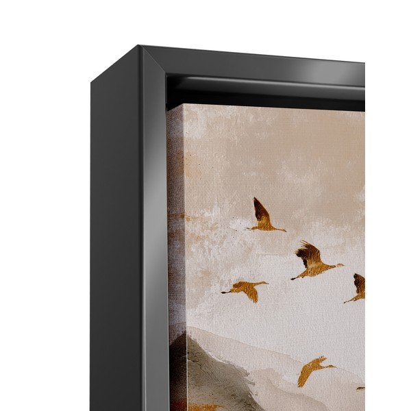 Tablou cu ramă imprimat 60x80 cm Golden Peaks II – Styler-image-2