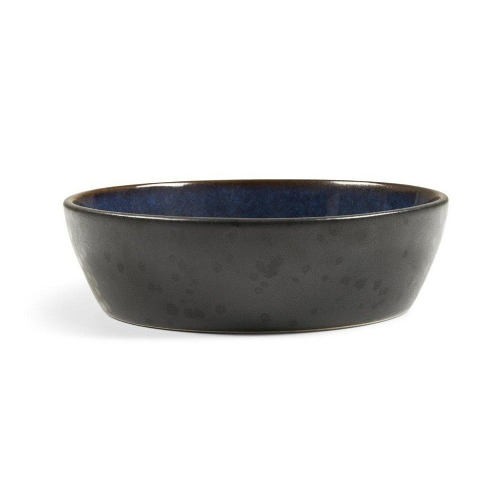 Bol mic negru/albastru pentru supă din gresie 850 ml Gastro Dark Blue/Black – Bitz