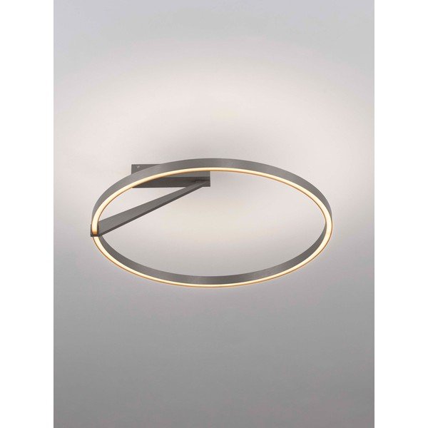 Plafonieră argintie LED cu intensitate reglabilă din aluminiu Tilia – Nova Luce-image-2