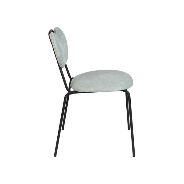 Scaune de dining verde-deschis 2 buc. Aspen – White Label-image-3