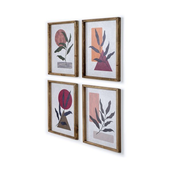 Set 4 tablouri Kate Louise Plants, 36 x 48 cm-image-2