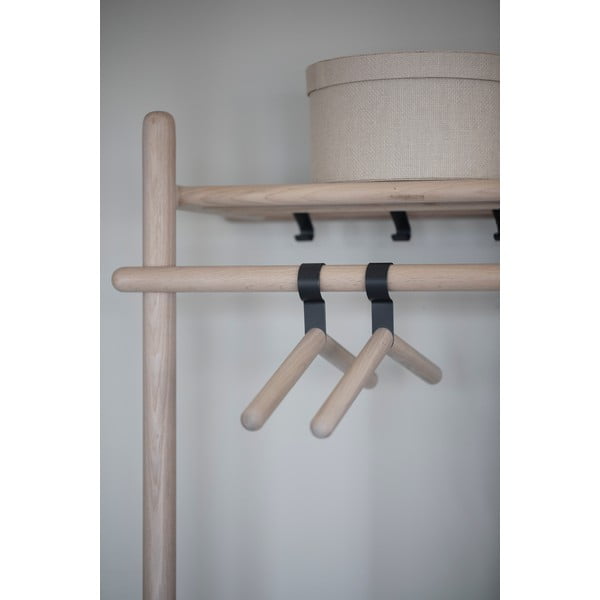 Set pentru hol în culoare naturală din lemn masiv de stejar Milford - Rowico-image-3