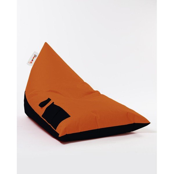 Fotoliu bean bag portocaliu Pyramid – Floriane Garden-image-1