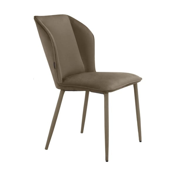 Scaune de dining maro 2 buc. din catifea Wilma – Støraa