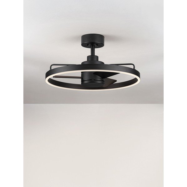Plafonieră negru-mat LED cu intensitate reglabilă din metal Lunair – Nova Luce-image-4