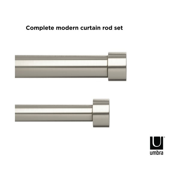 Galerie de perdea extensibilă 305-457 cm din oțel Cappa – Umbra-image-4