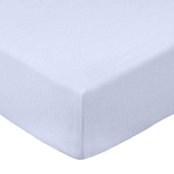 Cearceaf mov lavandă din bumbac percal cu elastic 150x200 cm Cotton Percale – Bianca