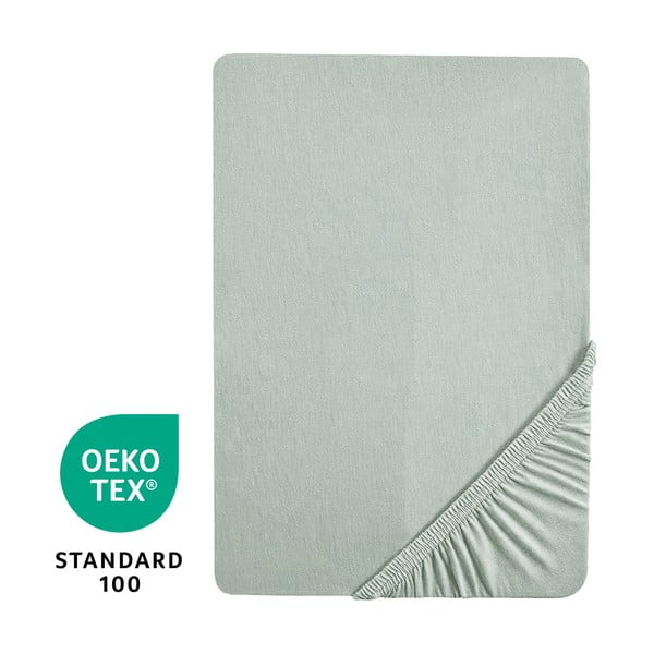 Cearceaf pentru copii din bumbac organic pentru pătuț cu elastic 140x70 cm Lil Planet – Roba-image-3